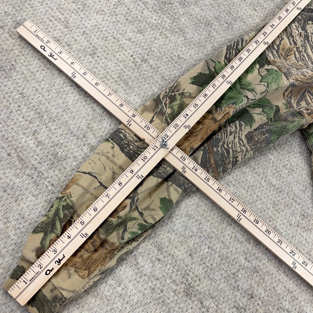 Vintage Trebark Camo Shirt Men 3XL Long Sleeve 90s Y2K USA Jerzees Faded Grunge - Picture 13 of 15